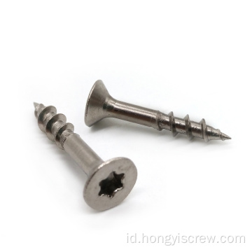 Sekrup penyadapan mandiri stainless steel torx